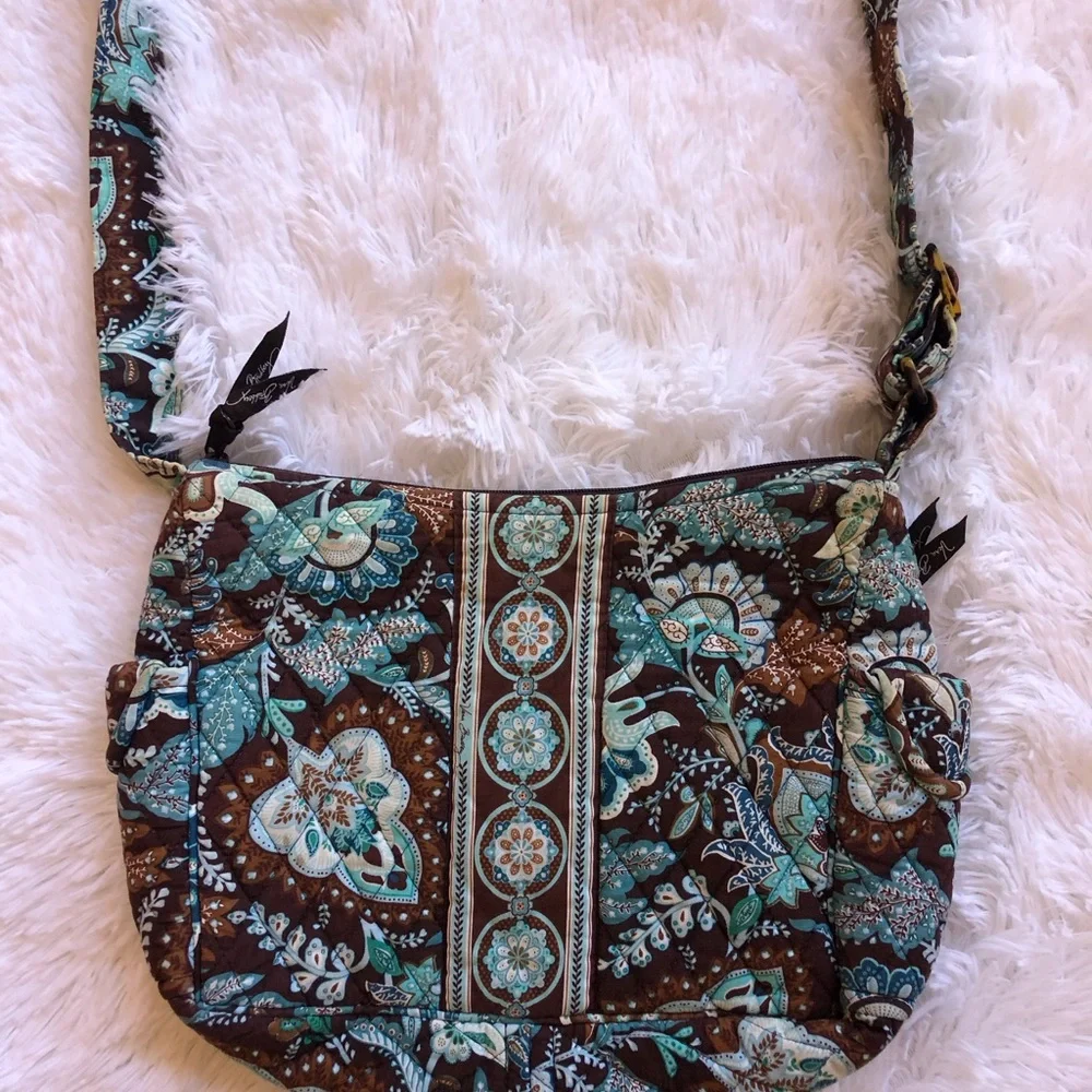Vera Bradley Java Blue Shoulder/Crossbody Bag - Picture 6 of 12